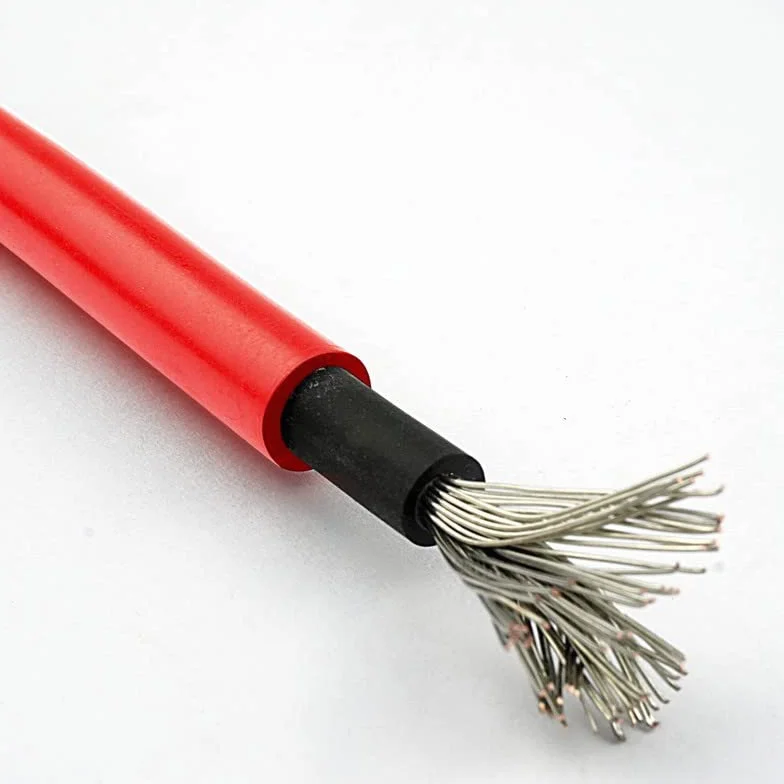 Przedłużacz do panelu słonecznego - Czarny i czerwony 4mm² 6mm² - 1800V DC Ranking - Wysokiej jakości drut z podwójną izolacją (10m, 6mm² czerwony)