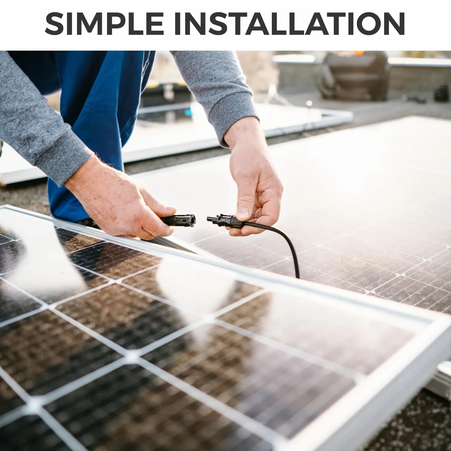 deleyCON Kabel solarny Y 2/1 adapter 6 mm² - wtyczka Y PV4 / adapter T IP68 1500 V - (M/FF, F/MM) - do instalacji solarnych, paneli słonecznych, instalacji PV, fotowoltaiki, wtyczki PV (30 cm)